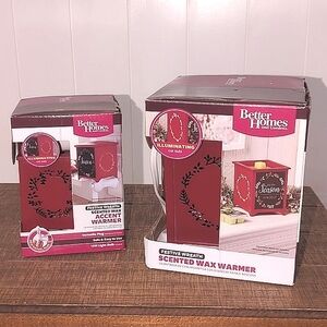 🌟NWT Better Home and Garden Tis the Season Wax Warmer and Plug in Also 1 Year